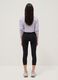 Girls' black cotton blend skinny leggings_1