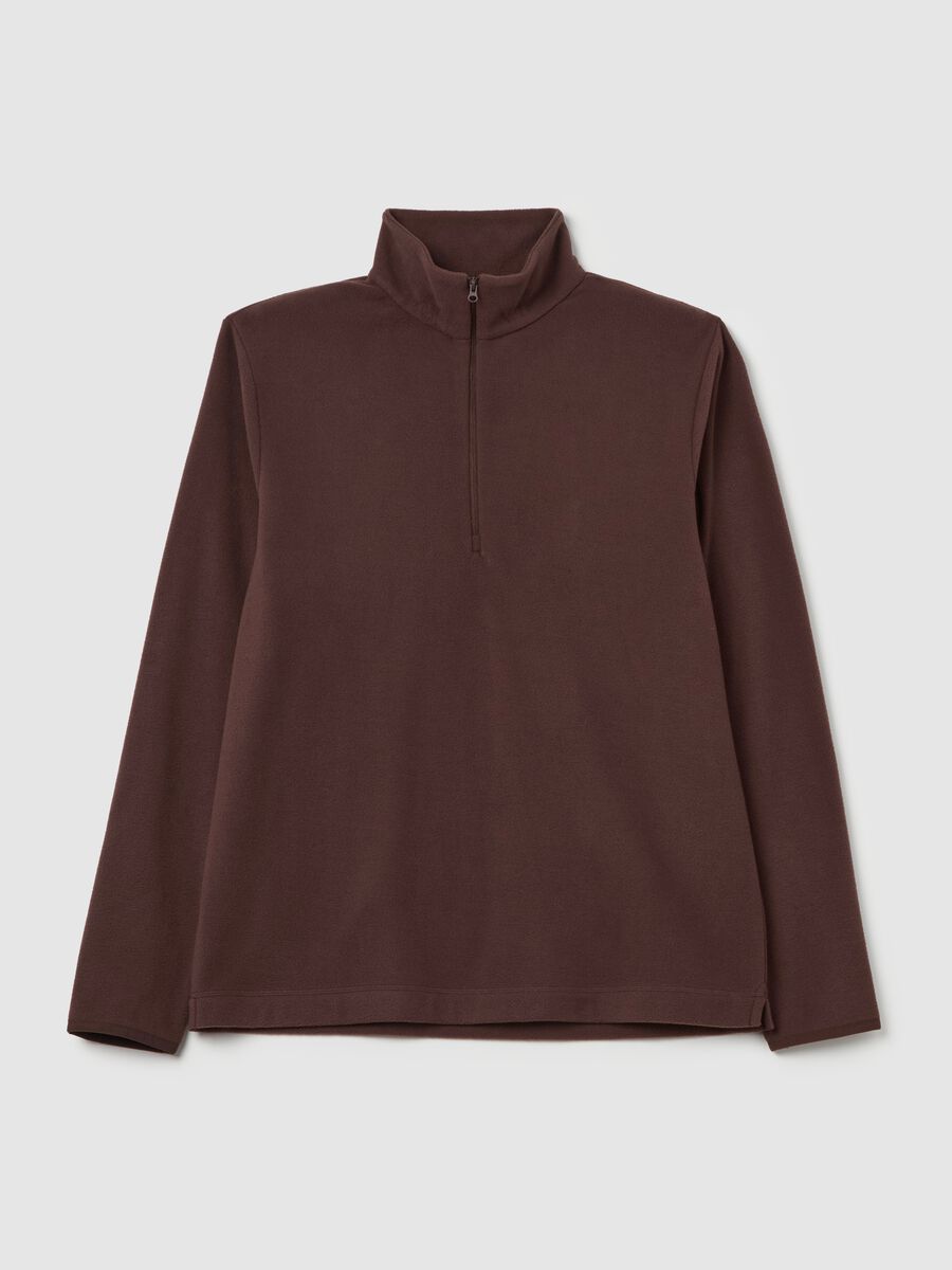 Felpa half-zip in pile_4