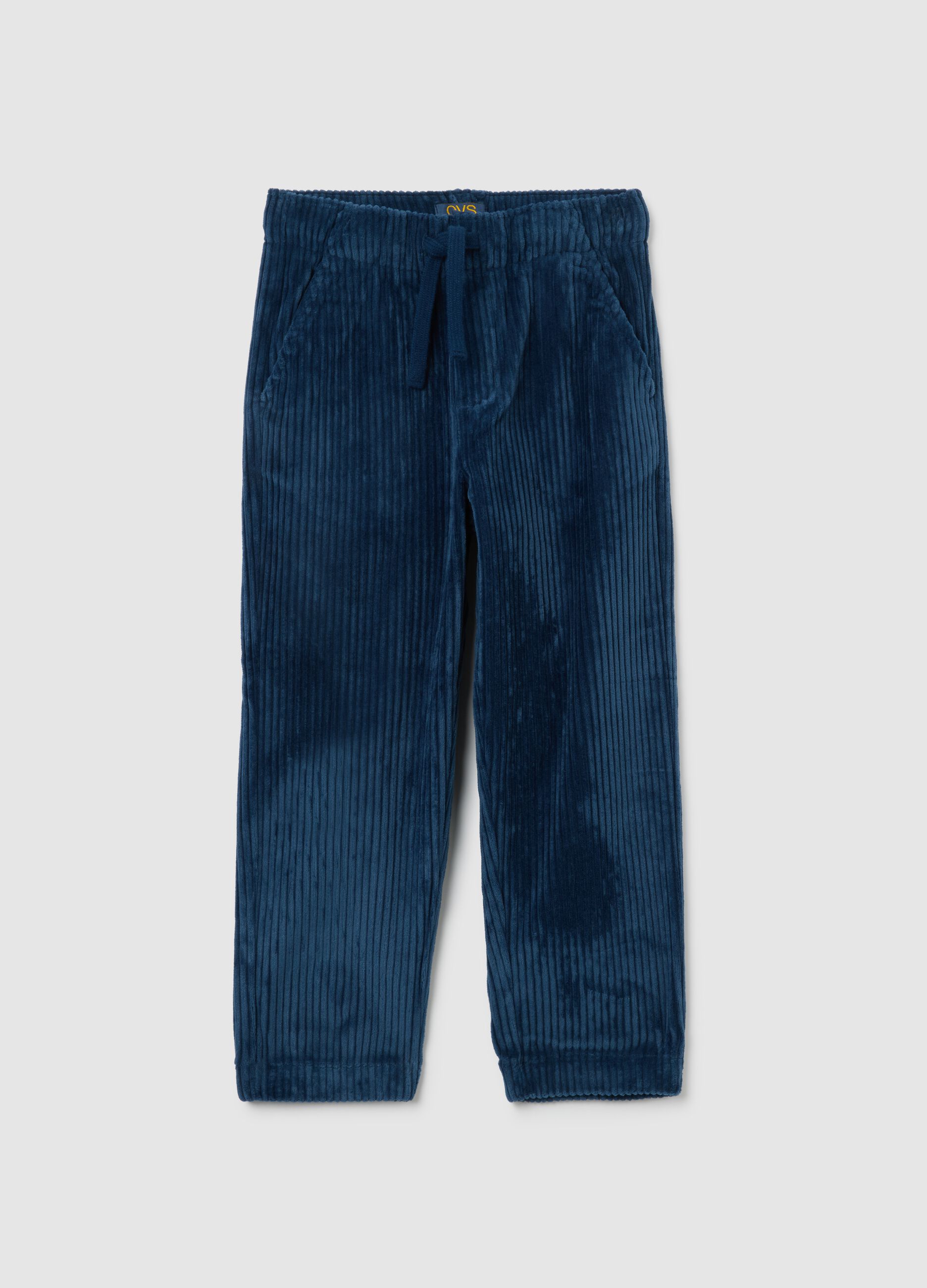 Children's Blue Regular Fit Trousers