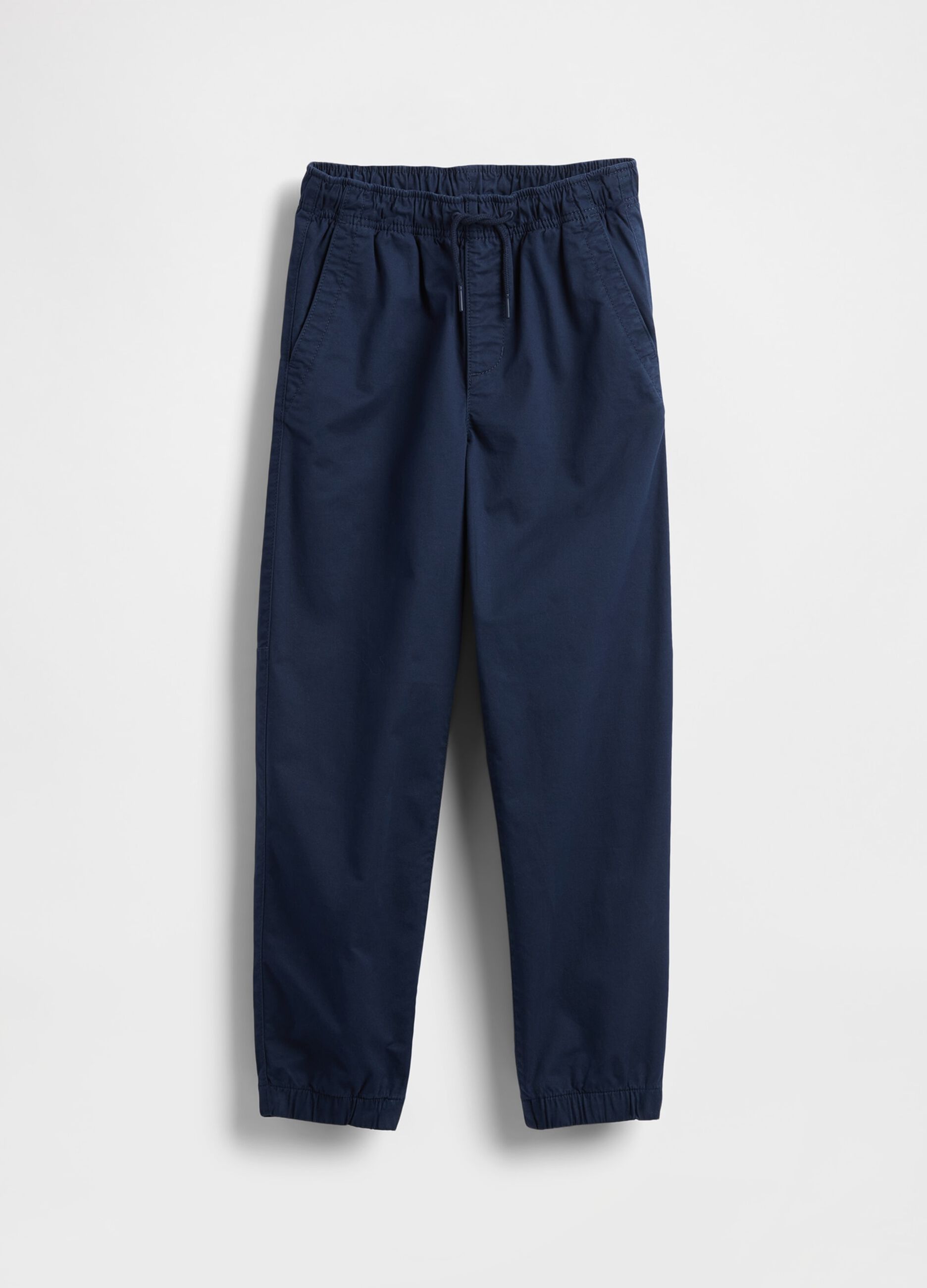 Pantaloni blu elasticizzati