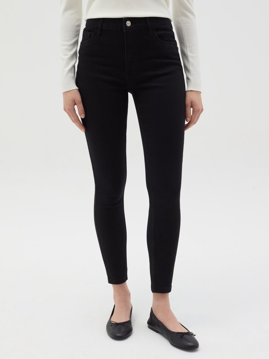 Skinny-fit jeans with five pockets_1