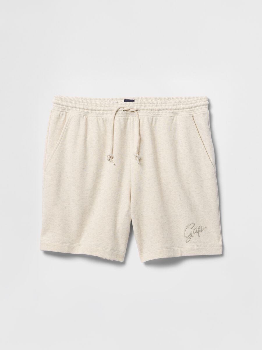 Beige cotton blend shorts from Gap_4