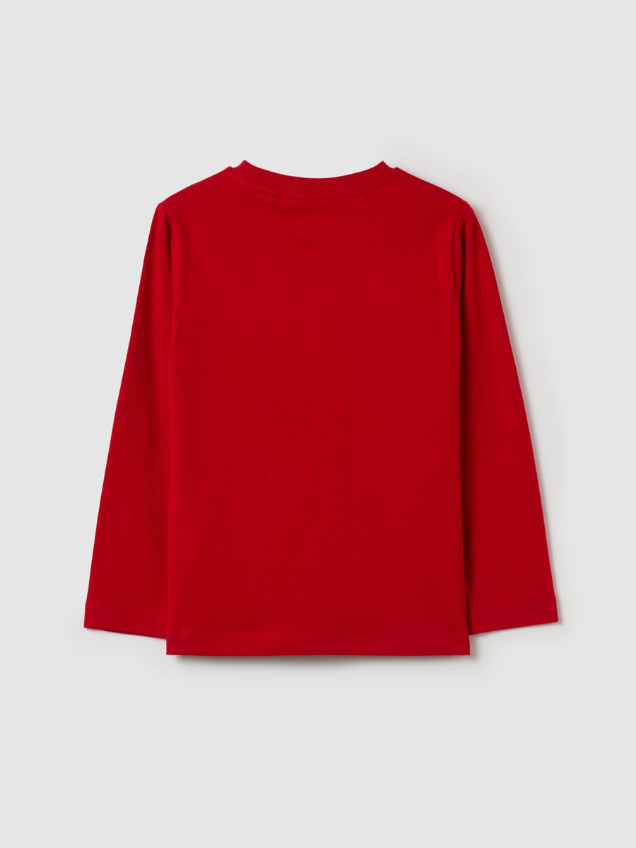 T-shirt with long sleeves and Spider-Man print_1