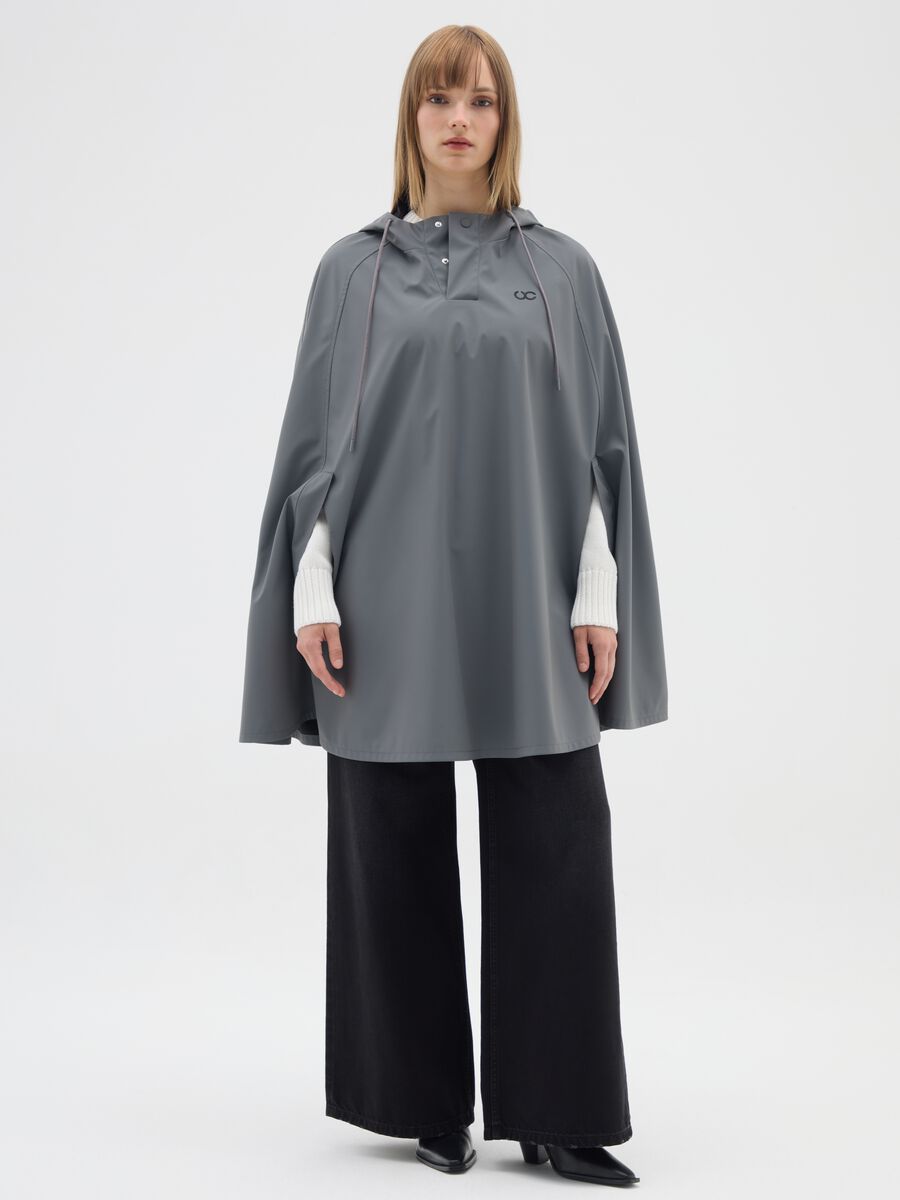 Grey waterproof jacket regular fit_1