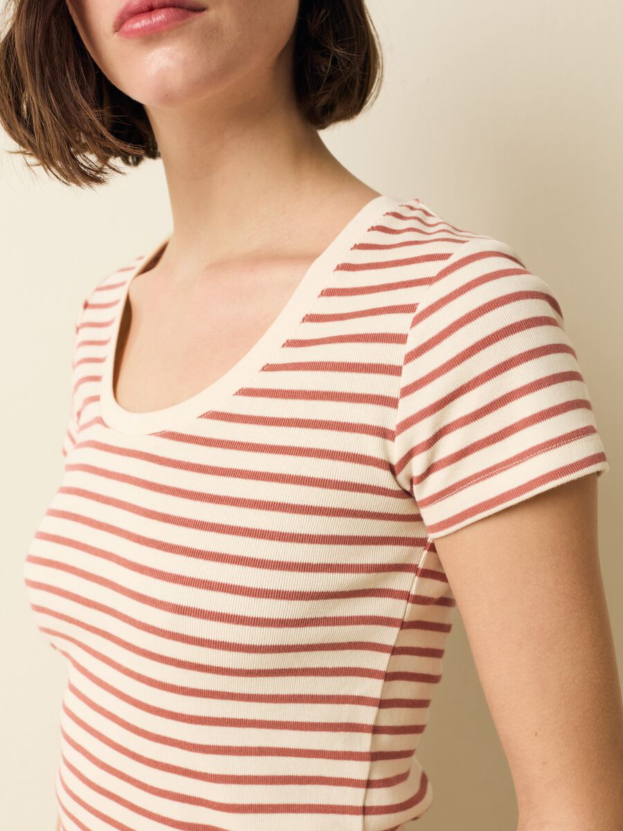 Striped cotton T-shirt_2