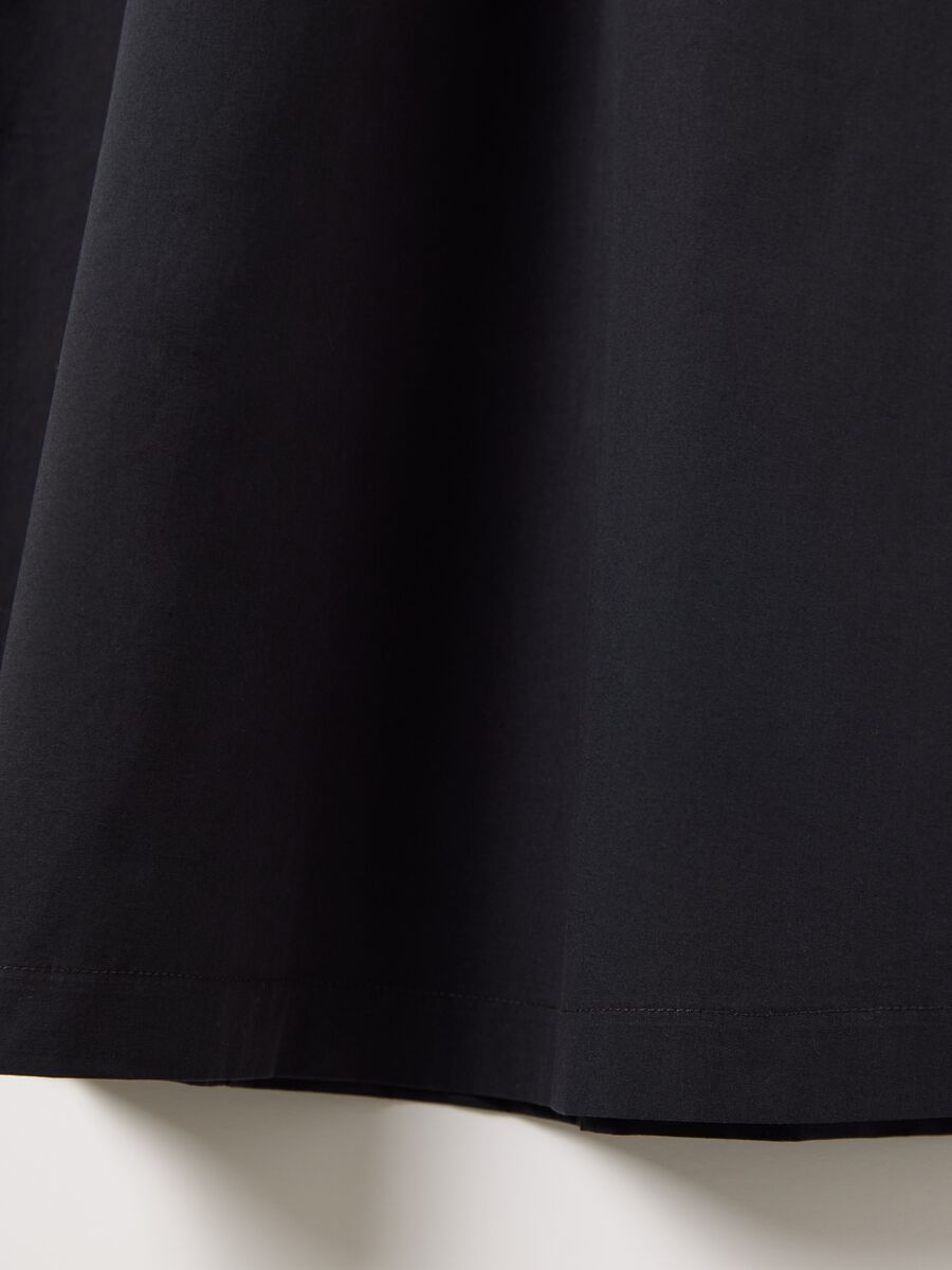 Long black dress with bandeau top_5