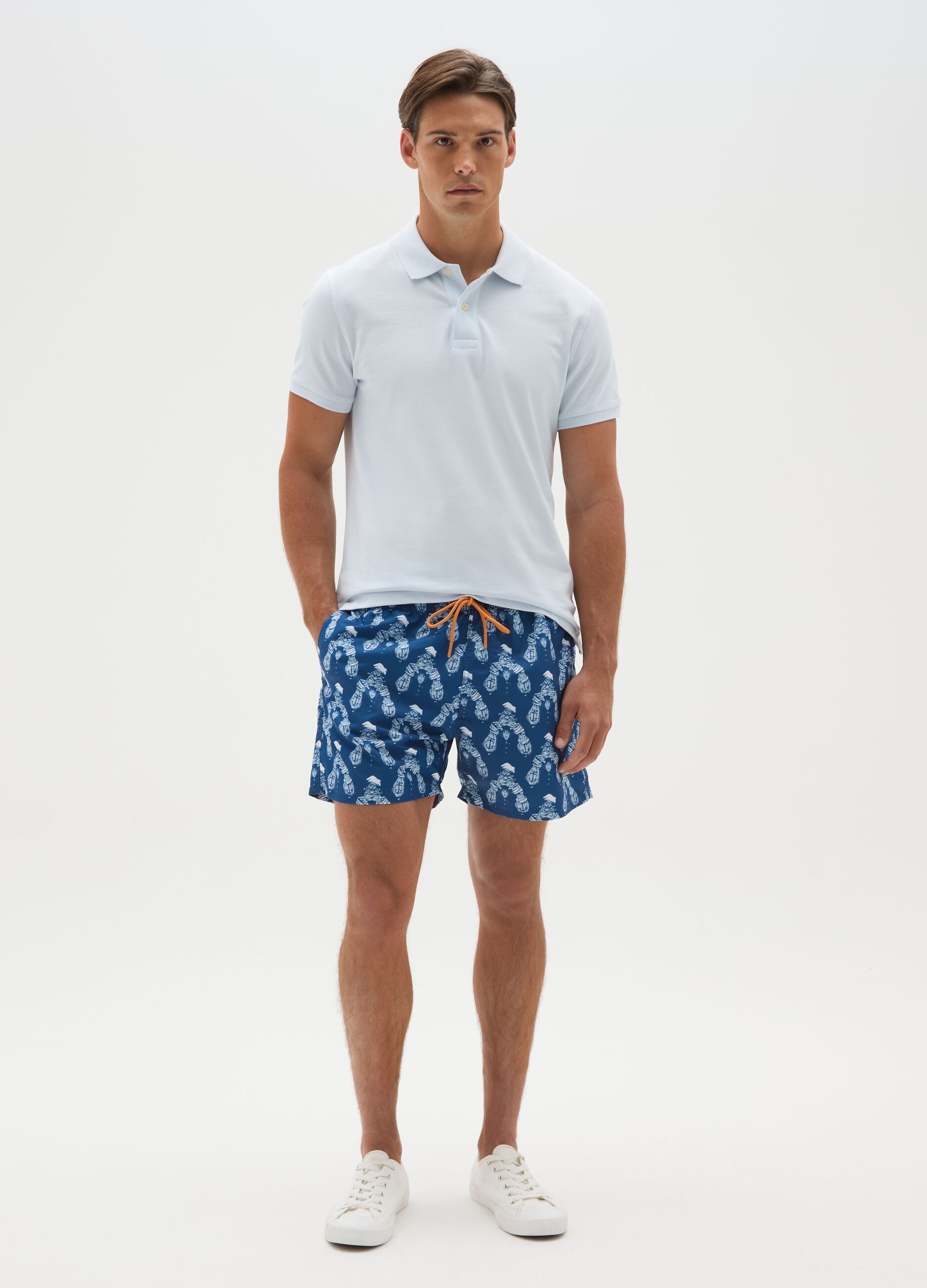 Men's Multicolour Everlast Swim Shorts
