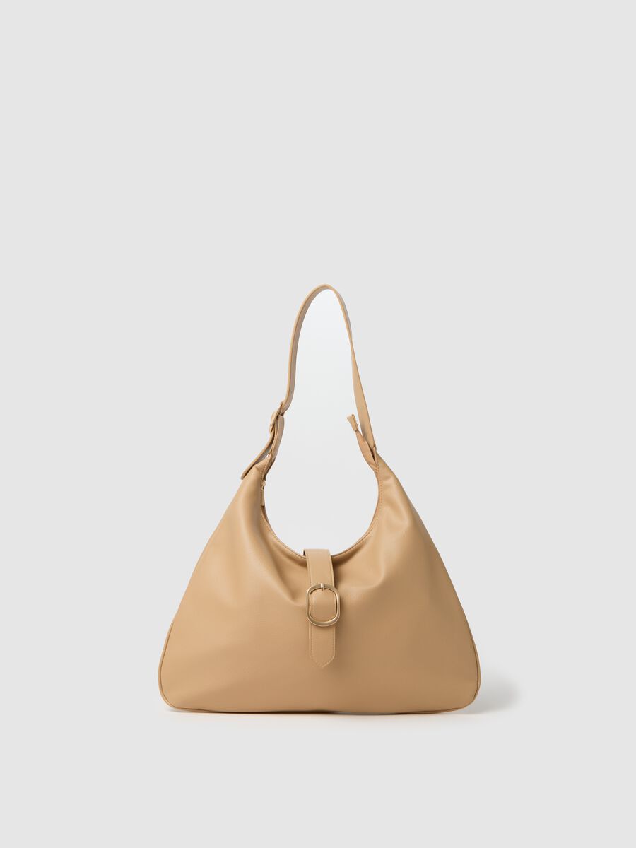 Beige hobo bag_0