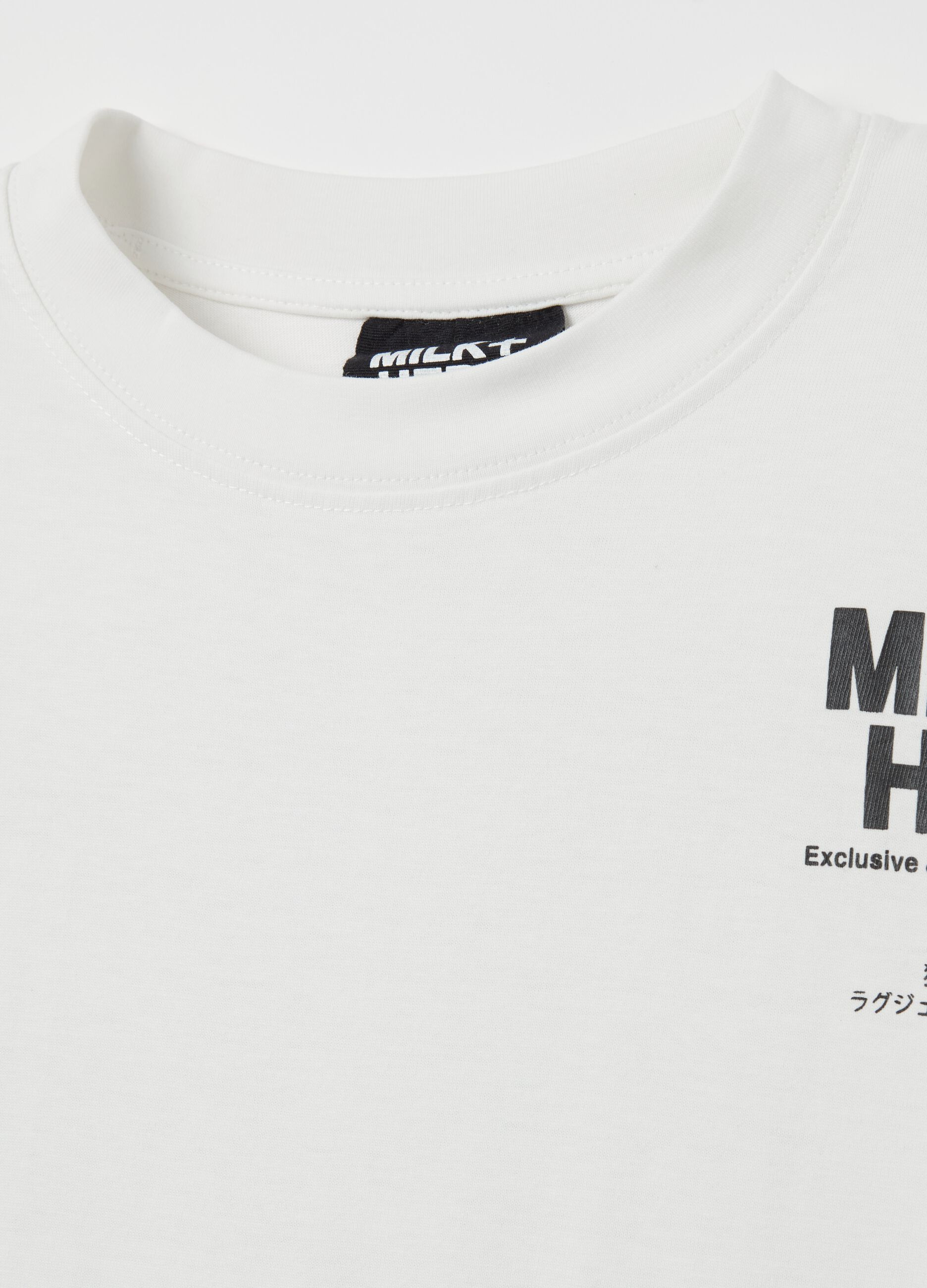Printed cotton T-shirt