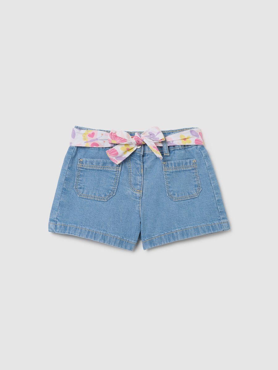 Stretch Denim Shorts Fagottino_0