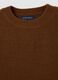 Brown regular fit pullover with round neckline_5