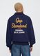 Felpa blu con zip a mezza lunghezza Gap_2