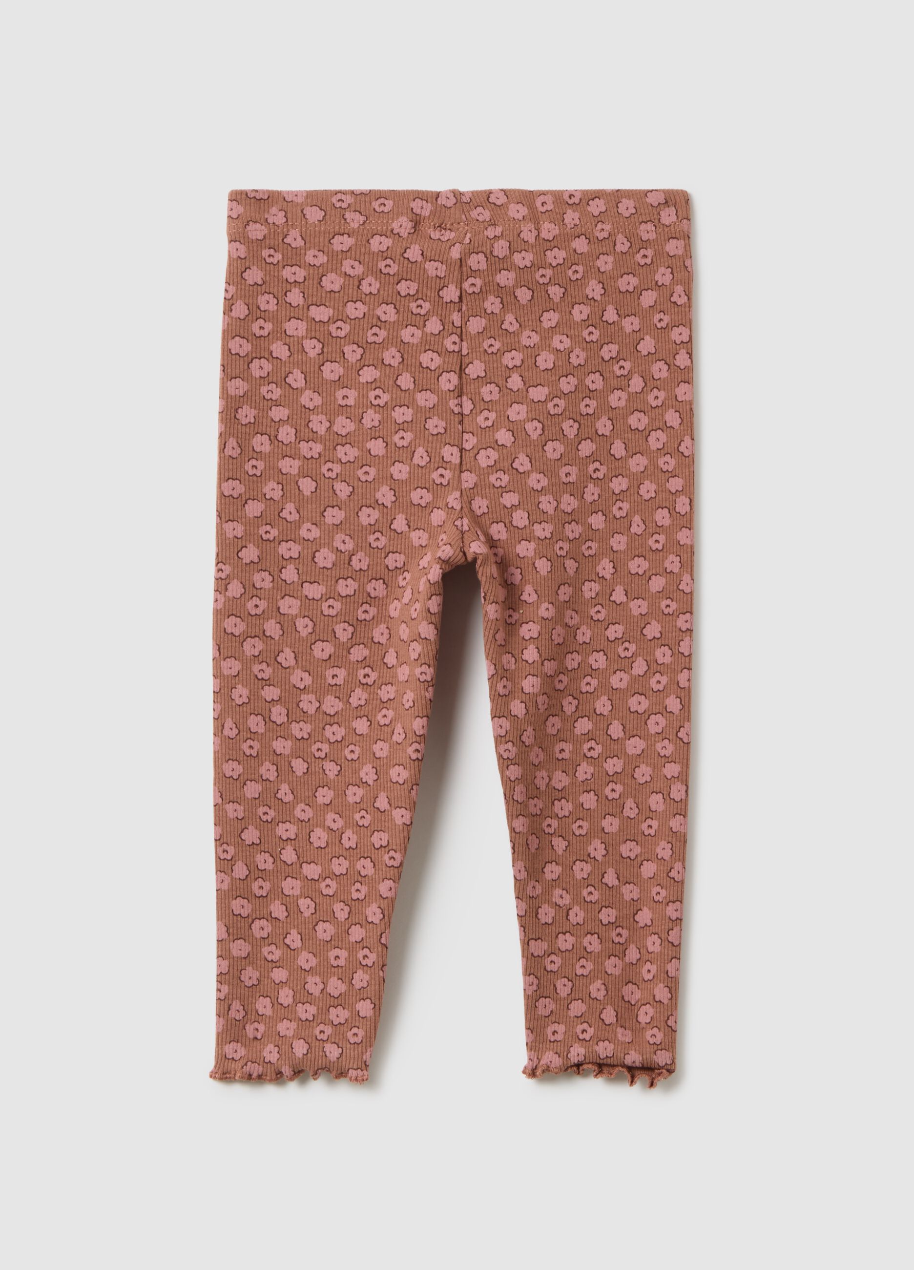 Multicolor Regular Fit Stretch Cotton Leggings for Girls