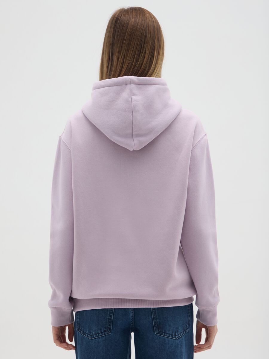 Purple Hoodie with Frida Kahlo Print_2