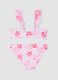 Pink floral-print stretch bikini_1