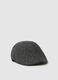 Grey wool blend hat_0