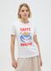 White pure cotton T-shirt, regular fit_1