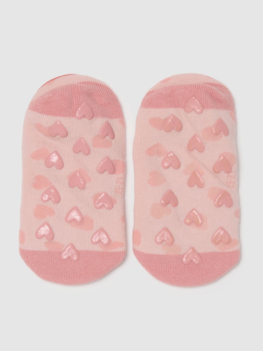 Pink Non-Slip Socks for Girls_1