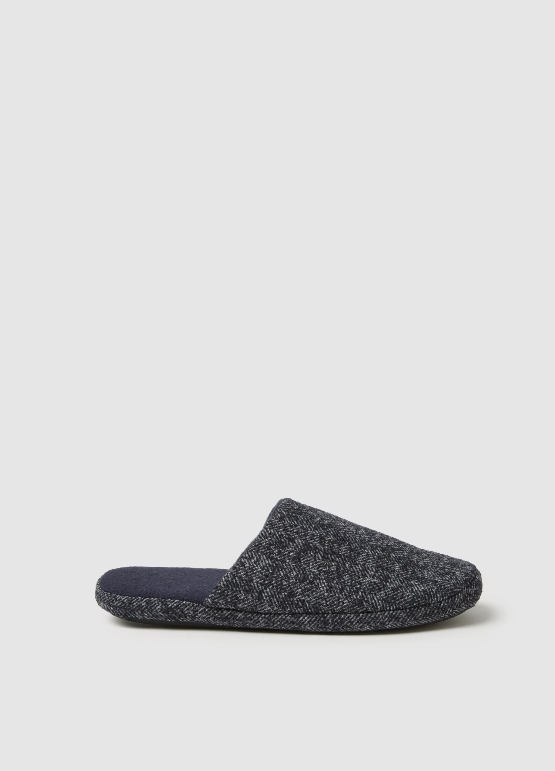 Grey Winter Slippers