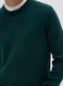 Regular fit green crewneck jumper_3