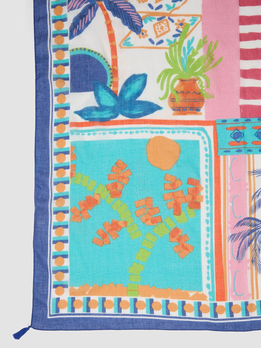 Pareo multicolor in puro cotone_2