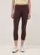 Brown skinny-fit stretch cotton leggings_1