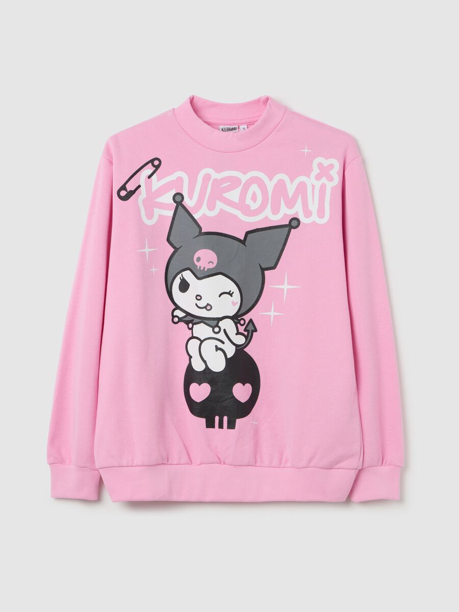 Pink sweatshirt with Kuromi print_4