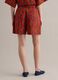 Shorts rossi in puro cotone con stampa_2