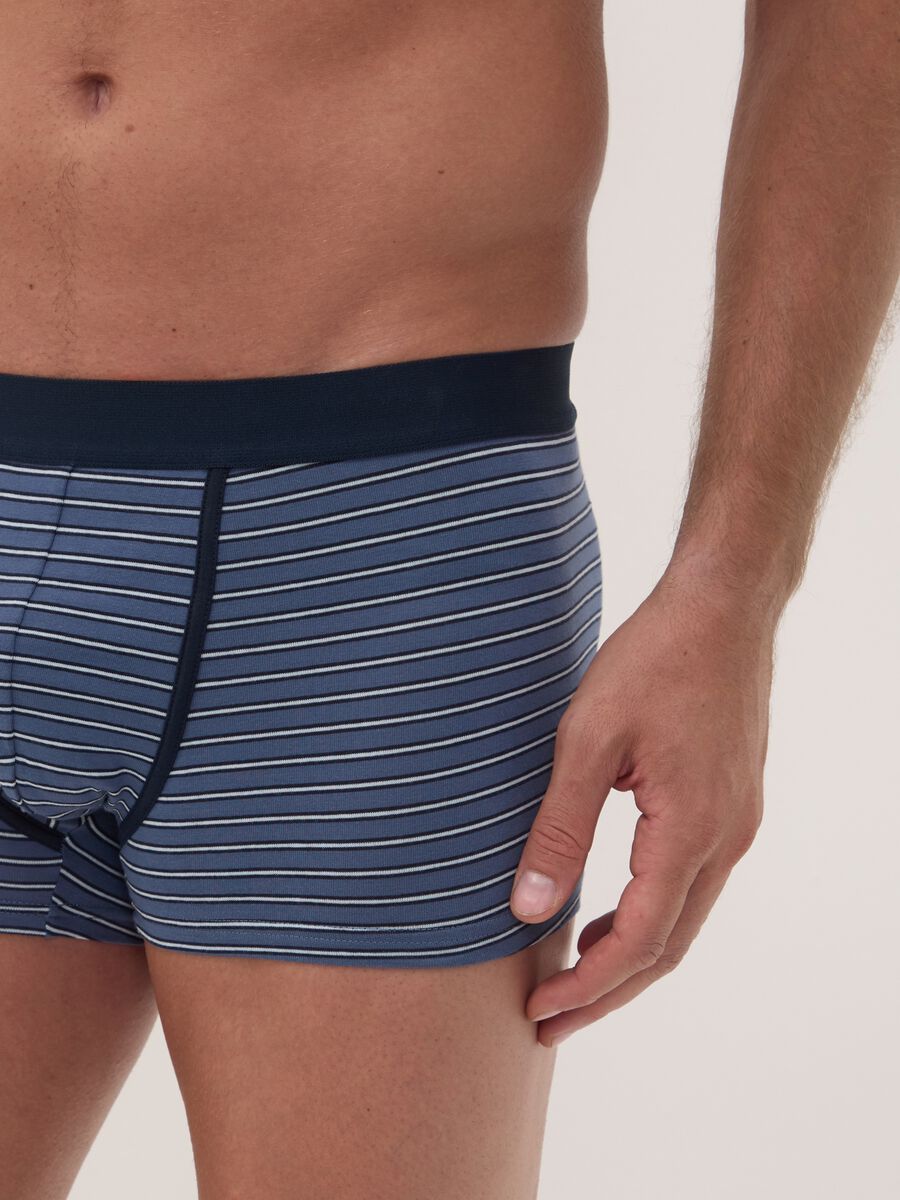 Multipack of five multicolour organic stretch-cotton boxers_3