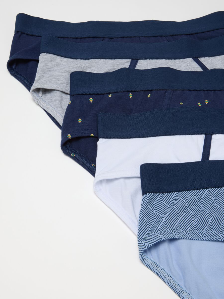 Multipack multicolour stretch cotton briefs_1