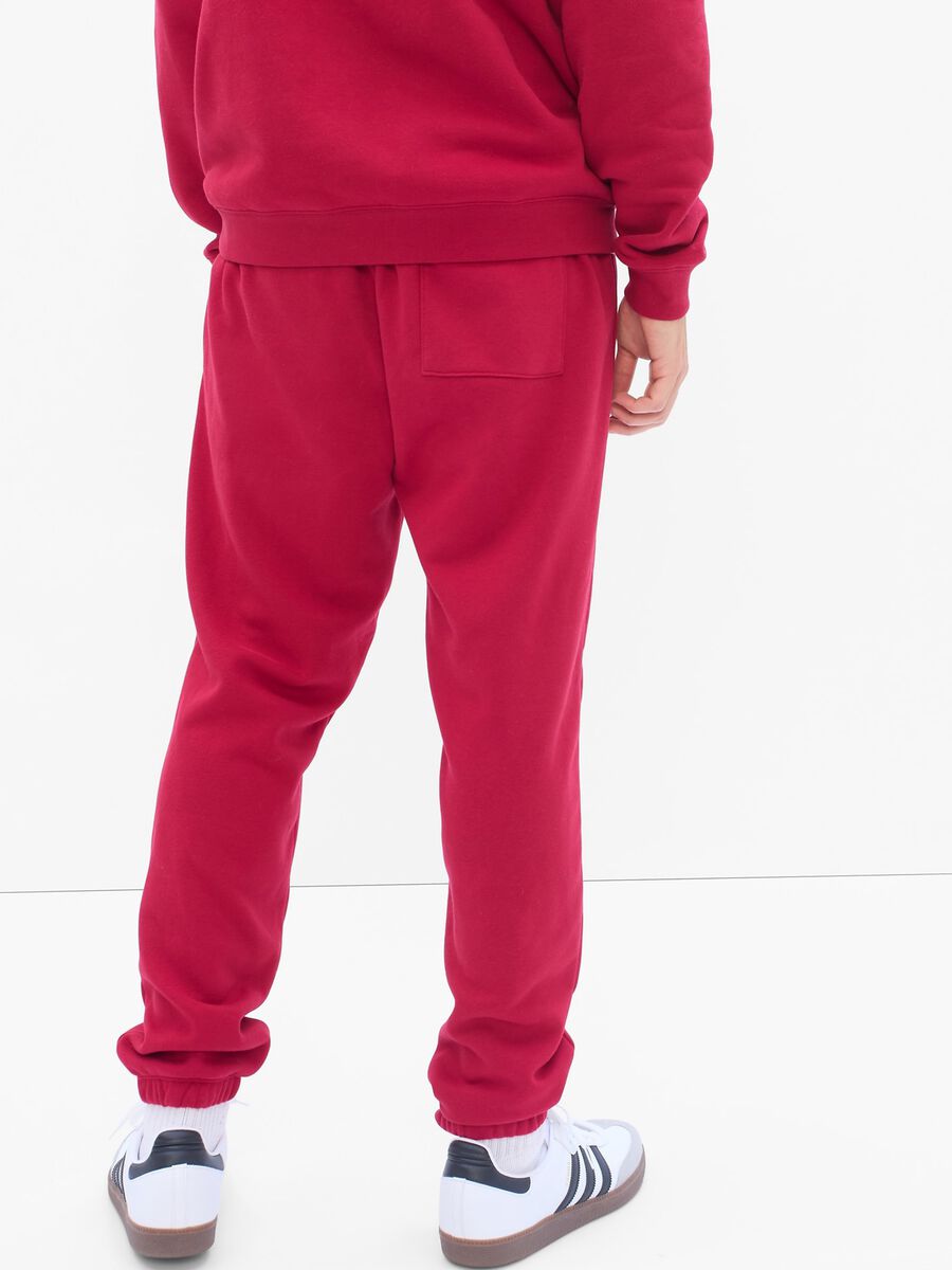 Joggers in felpa con logo bouclé_1