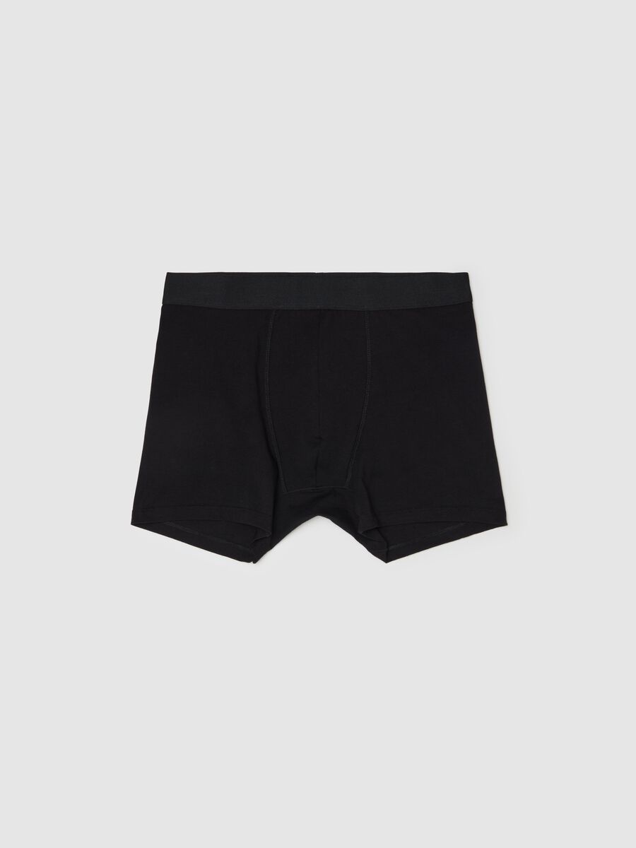 Midi boxer shorts in stretch cotton_4