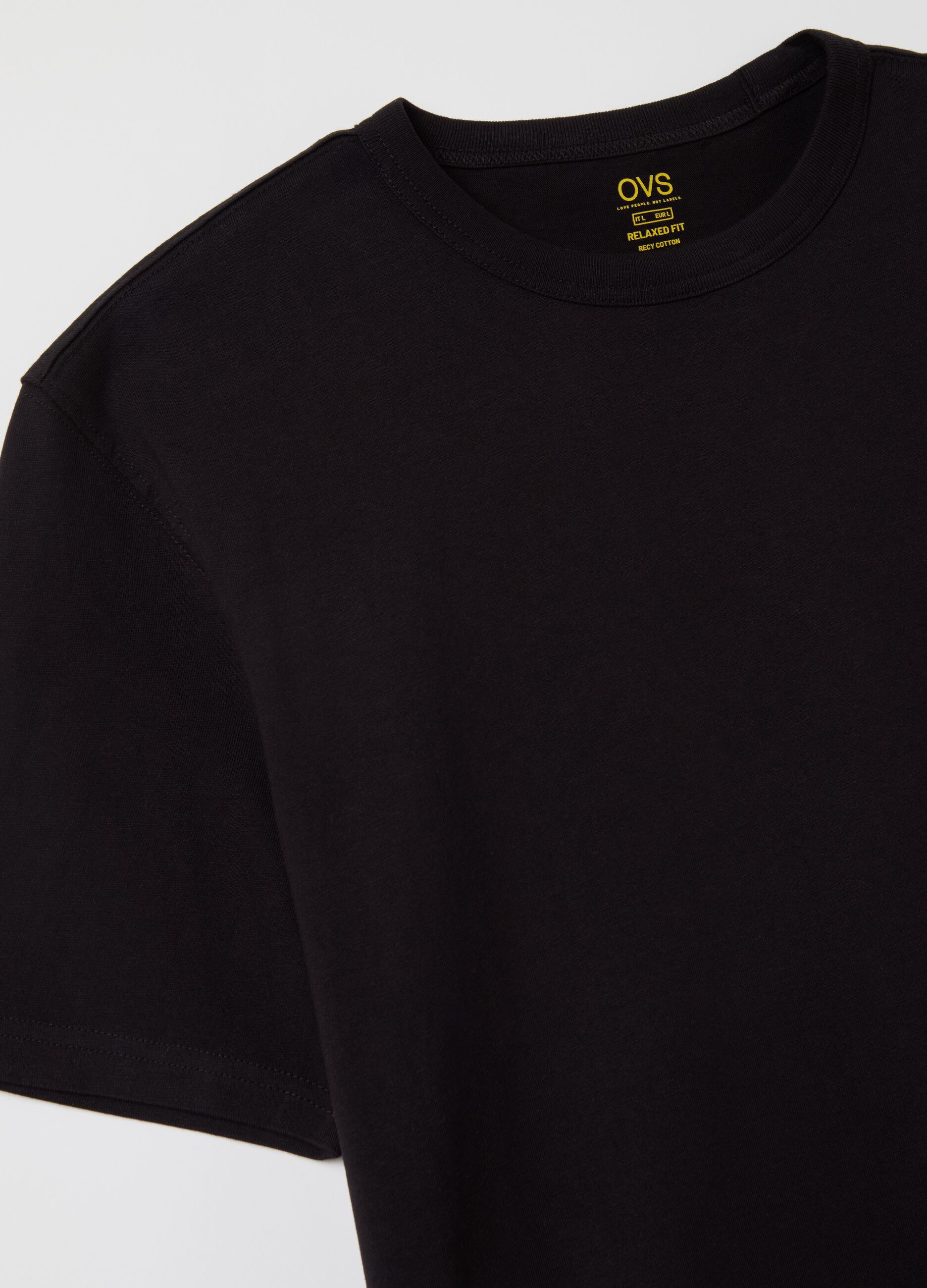 Relaxed-fit T-shirt with round neck