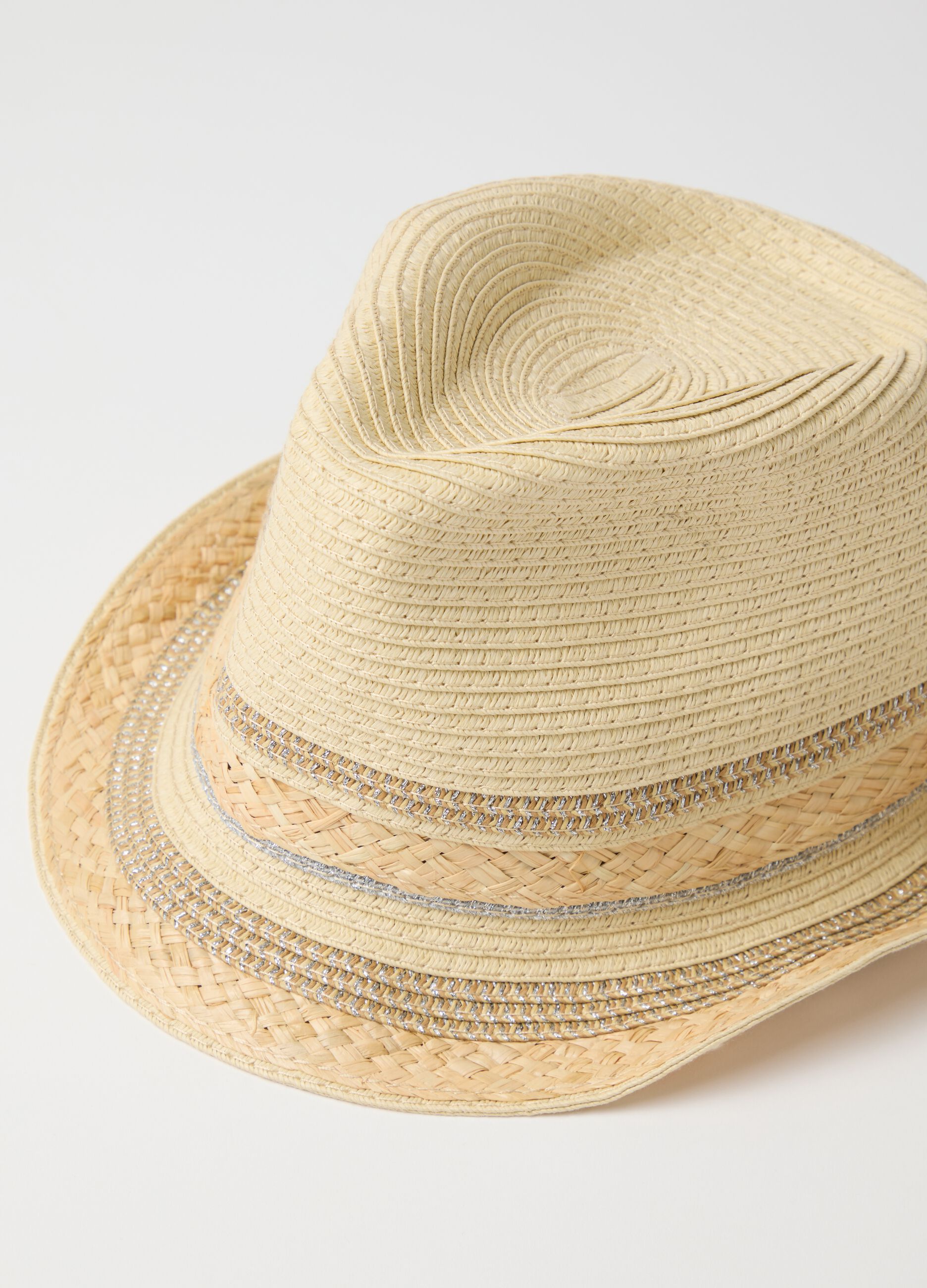 Light Beige Women's Straw Hat
