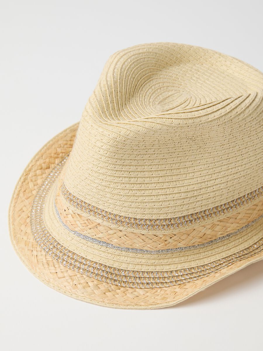 Light Beige Women's Straw Hat_2