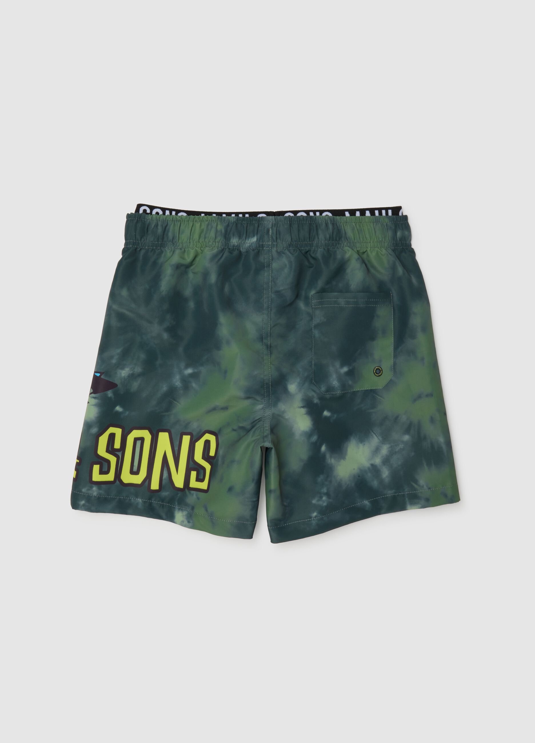 Boys' multicoloured regular fit shorts
