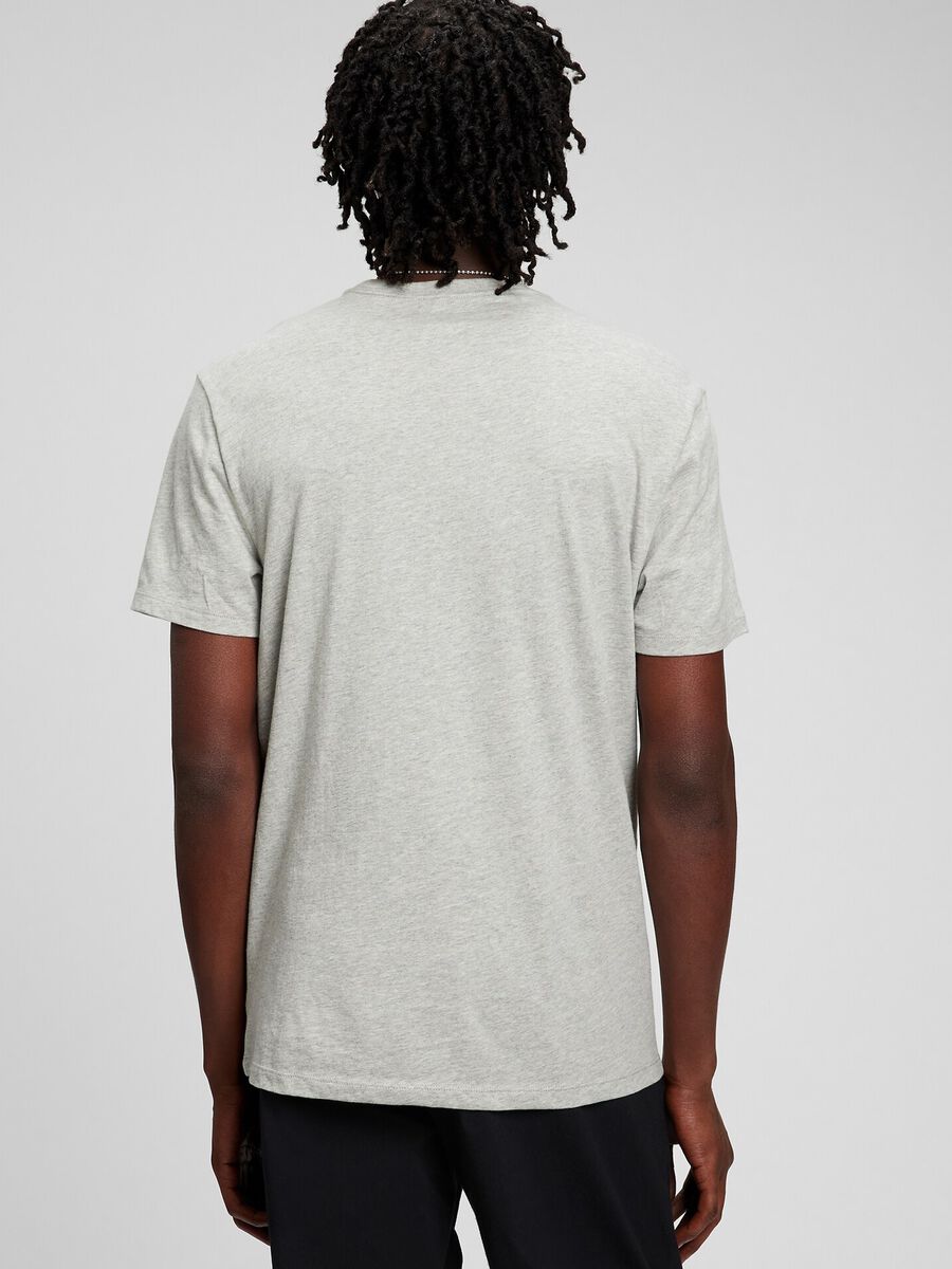 Cotton T-shirt with logo print_1