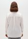 White long-sleeve regular fit blouse with classic collar_2
