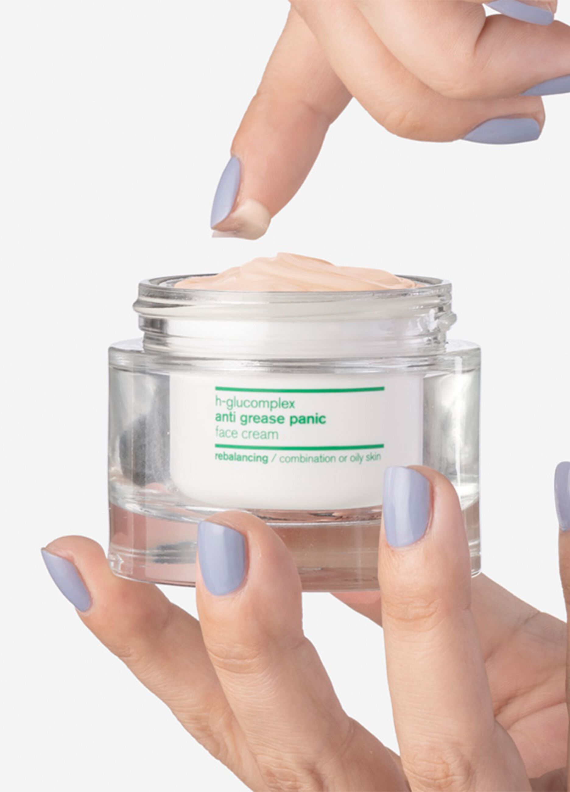 Moisturising and rebalancing face cream