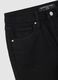Black wide leg jeans in stretch cotton_5