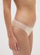Set of beige stretch cotton slip tripack_3