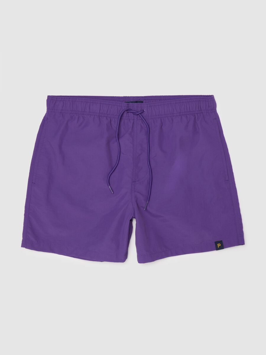 Men’s purple blend regular-fit swim boxers with elastic and drawstring_4