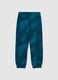 Multicoloured children's joggers in pure cotton with Tie-Dye pattern_1