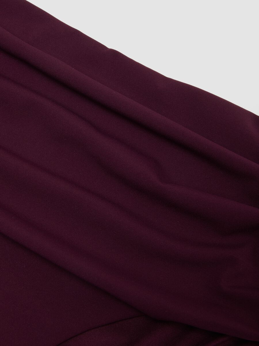 Purple high-waist stretch bikini bottoms with shaping effect_5