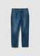 Blue cotton and lyocell blend regular tapered jeans_4