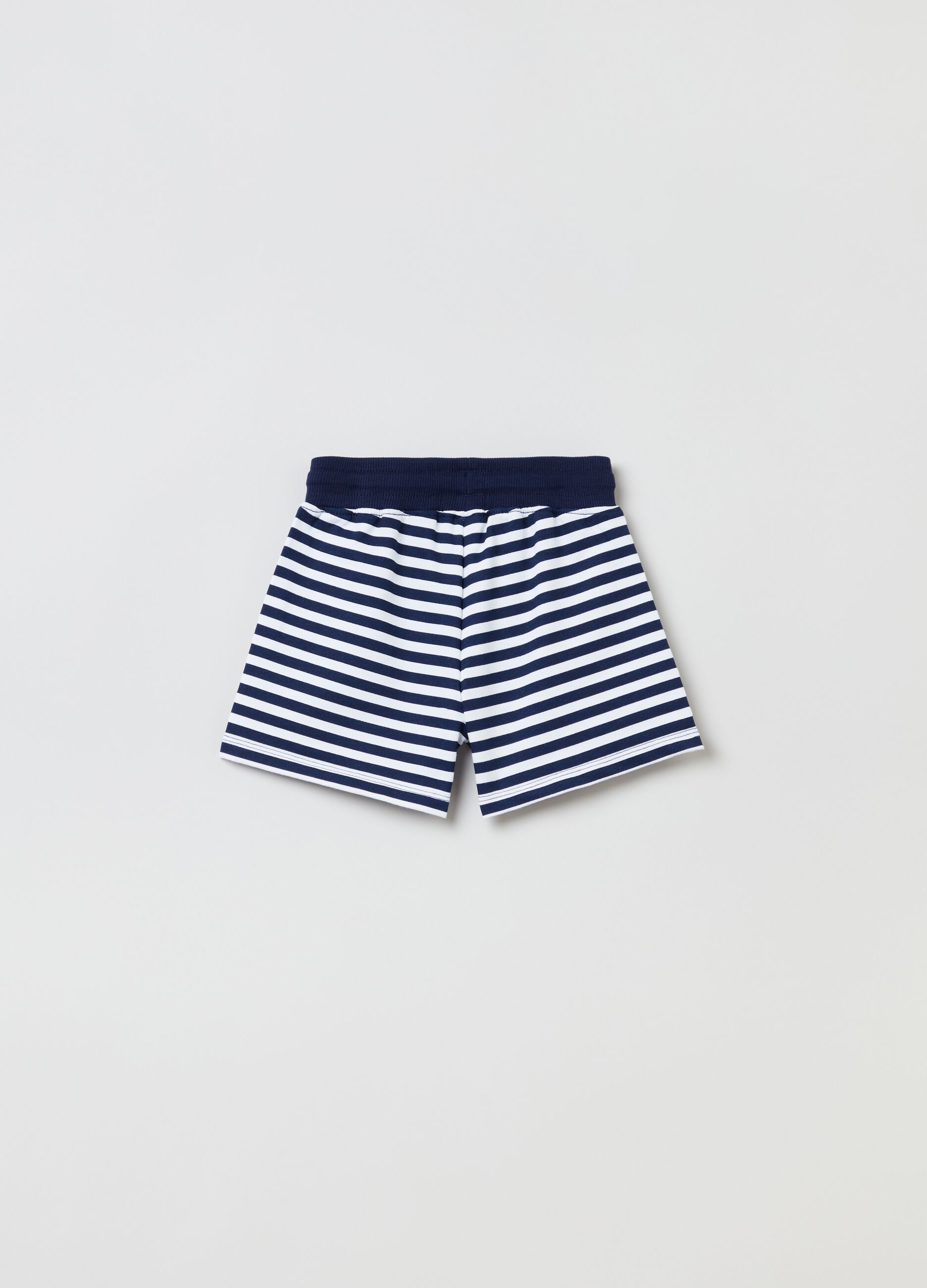 Shorts a righe con coulisse_1