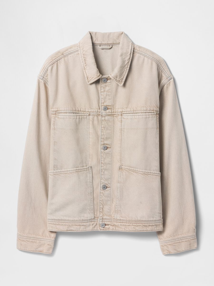 Gap Beige Denim Jacket_3