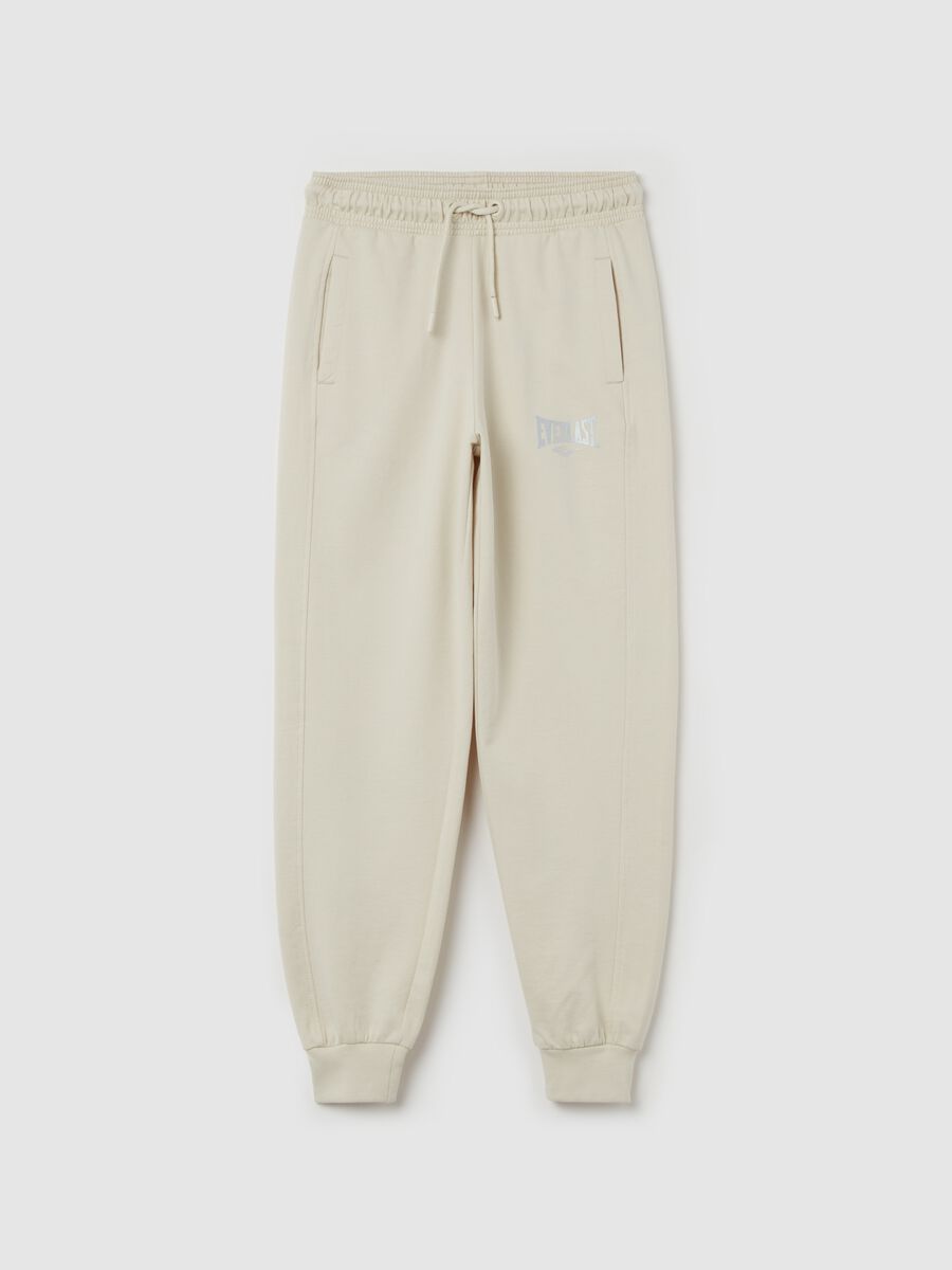 Joggers con coulisse e stampa logo_3
