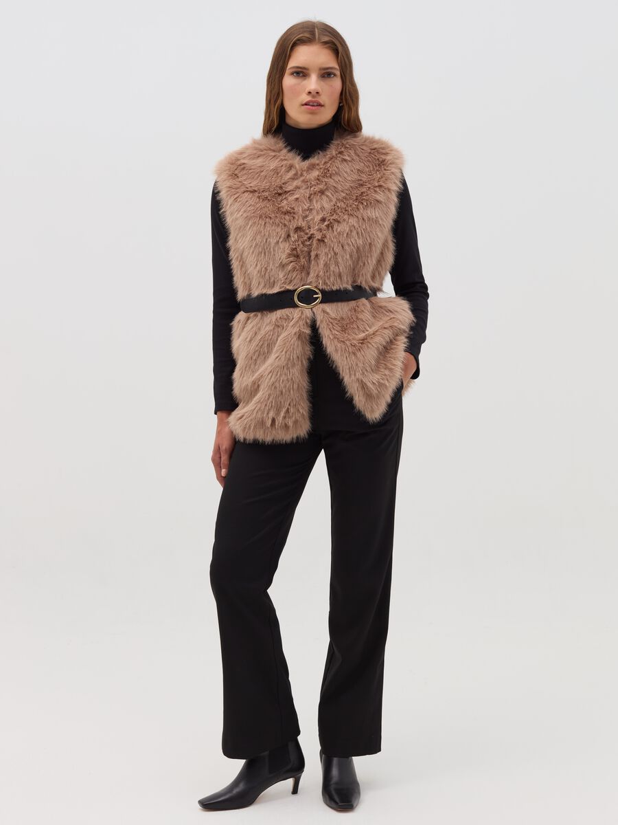 Faux fur gilet_1