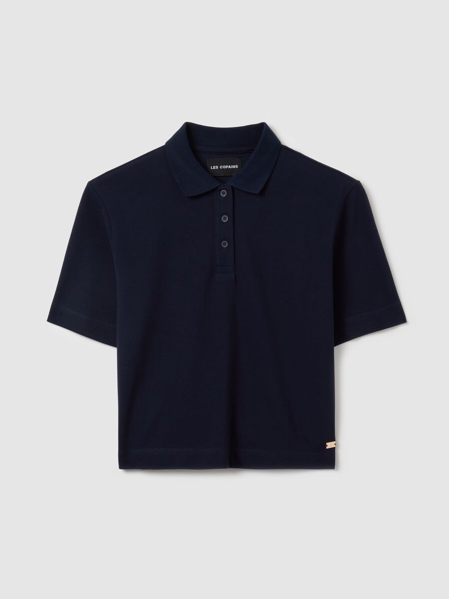 Polo shirt in solid colour piquet_4